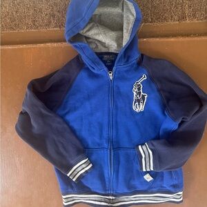 Polo by Ralph Lauren Kids M Blue Zip up hoodie